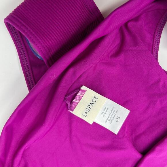 L*Space Ribbed Lola Bikini Bottom Size Large - Picture 6 of 10